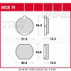 Plaquettes de frein Avant ~ Kawasaki Z 250 A1, A2 KZ250A 1979-1981 ~ TRW Lucas MCB 79