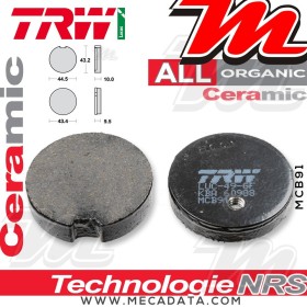 Plaquettes de frein Avant ~ Kawasaki Z 200 KZ200A 1977-1982 ~ TRW Lucas MCB 91