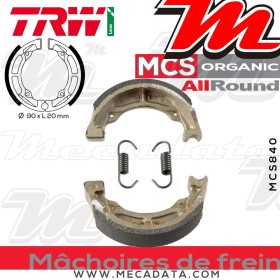 Mâchoires de frein Avant ~ Kawasaki KDX 50 2003-2005 ~ TRW Lucas MCS 840