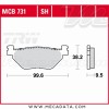 Plaquettes de frein Arrière ~ Hyosung GV 650 Aquila 2004-2005 ~ TRW Lucas MCB 731