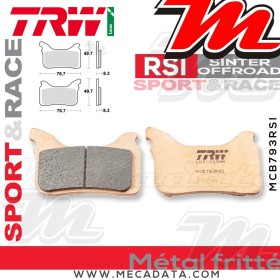 Plaquettes de frein Avant ~ Husaberg FS 650 E, C 2006+ ~ TRW Lucas MCB 793 RSI