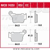 Plaquettes de frein Arrière ~ Husaberg TE 125 2012+ ~ TRW Lucas MCB 743 RSI