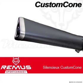 Paire de silencieux Pot échappement Remus CustomCone version RACE Harley-Davidson VRSC VR1