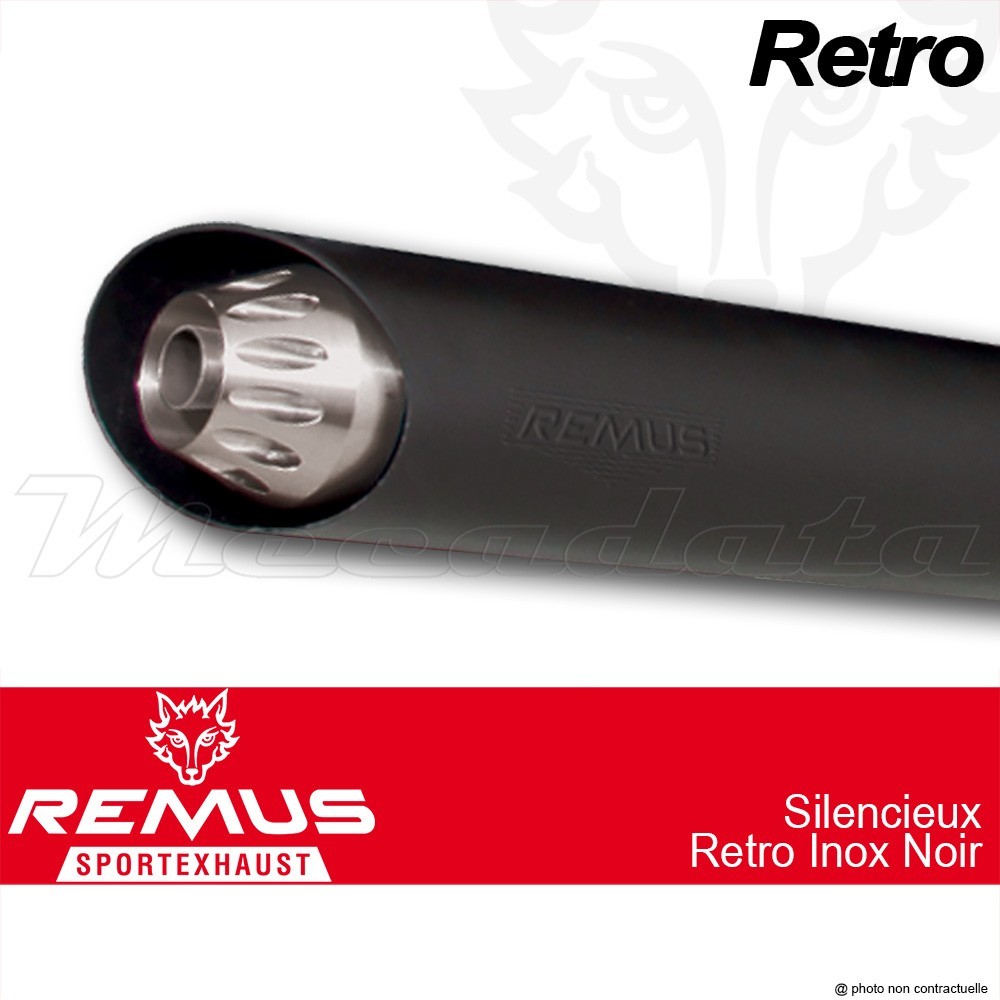Silencieux Pot échappement Remus Retro Yamaha XV 950, XV 950 R 14+
