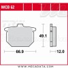 Plaquettes de frein Avant ~ Honda GL 1000 GL1, GL2 1975-1977 ~ TRW Lucas MCB 62
