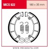 Mâchoires de frein Arrière ~ Honda VT 750 D Black Widow RC48 2001-2004 ~ TRW Lucas MCS 822