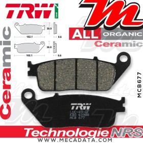 Plaquettes de frein Avant ~ Honda NC 750 SA ABS, SD-DCT RC70 2014+ ~ TRW Lucas MCB 677