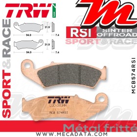 Plaquettes de frein Avant ~ Honda XR 600 R PE04 1993-1999 ~ TRW Lucas MCB 574 RSI