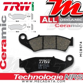 Plaquettes de frein Avant ~ Honda XR 600 R PE04 1993-1999 ~ TRW Lucas MCB 574