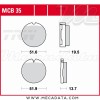 Plaquettes de frein Avant ~ Honda CB 550 F1, F2, K3 CB550K -1978 ~ TRW Lucas MCB 35