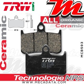 Plaquettes de frein Avant ~ Honda RVF 400 RR NC35 1990-1996 ~ TRW Lucas MCB 593