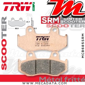 Plaquettes de frein Avant ~ Honda PS 150 i KF09 2006-2010 ~ TRW Lucas MCB 685 SRM