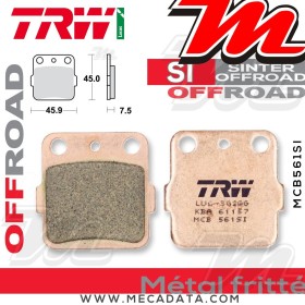 Plaquettes de frein Avant ~ Honda CRF 150 R CRF150 2007-2012 ~ TRW Lucas MCB 561 SI