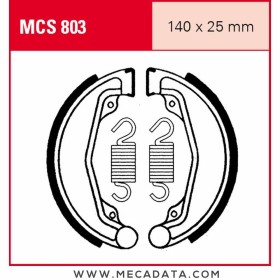 Mâchoires de frein Avant ~ Honda CM 125 C JC05 1982+ ~ TRW Lucas MCS 803