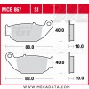 Plaquettes de frein Arrière ~ Honda CBR 125 R JC50 2011+ ~ TRW Lucas MCB 867