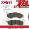 Plaquettes de frein Avant ~ Honda SCV 110 NHX Lead JF19 2010-2011 ~ TRW Lucas MCB 833 EC