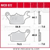 Plaquettes de frein Avant ~ Honda AFS 110 Wave JF51 2012+ ~ TRW Lucas MCB 872