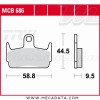 Plaquettes de frein Arrière ~ Honda SZX 50 X8R-S, X8R-X AF49 1998+ ~ TRW Lucas MCB 686
