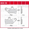 Plaquettes de frein Avant ~ Yamaha CV 50 ZR Evolution 2001-2002 ~ TRW Lucas MCB 728