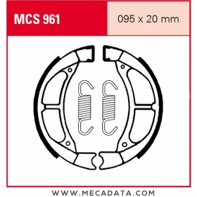 Mâchoires de frein Avant ~ Yamaha CV 50 Beluga 39H -1989 ~ TRW Lucas MCS 961