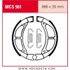 Mâchoires de frein Arrière ~ Yamaha CG 50 Jog 1988-1992 ~ TRW Lucas MCS 961