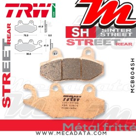 Plaquettes de frein Arrière ~ Triumph 1200 Trophy 342CSM 1993-2003 ~ TRW Lucas MCB 604 SH