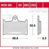 Plaquettes de frein Avant ~ Triumph 1050 Sprint ST 215NA 2005-2010 ~ TRW Lucas MCB 595