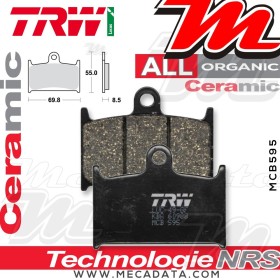Plaquettes de frein Avant ~ Triumph 1050 Sprint GT ABS 215ND 2011+ ~ TRW Lucas MCB 595