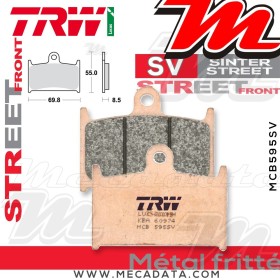 Plaquettes de frein Avant ~ Triumph 900 Speed Triple T300B 1994-1996 ~ TRW Lucas MCB 595 SV