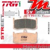 Plaquettes de frein Avant ~ Triumph 675 Daytona ABS H67 2013+ ~ TRW Lucas MCB 816 SV