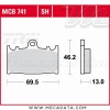 Plaquettes de frein Arrière ~ Suzuki VL 1500 C 1500 Intruder WVAL 2002-2008 ~ TRW Lucas MCB 741