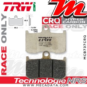 Plaquettes de frein Avant ~ Suzuki GSX 1300 BK B-King WVCR 2007-2010 ~ TRW Lucas MCB 737 CRQ