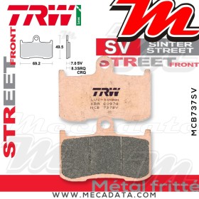 Plaquettes de frein Avant ~ Suzuki GSX 1300 BK B-King WVCR 2007-2010 ~ TRW Lucas MCB 737 SV