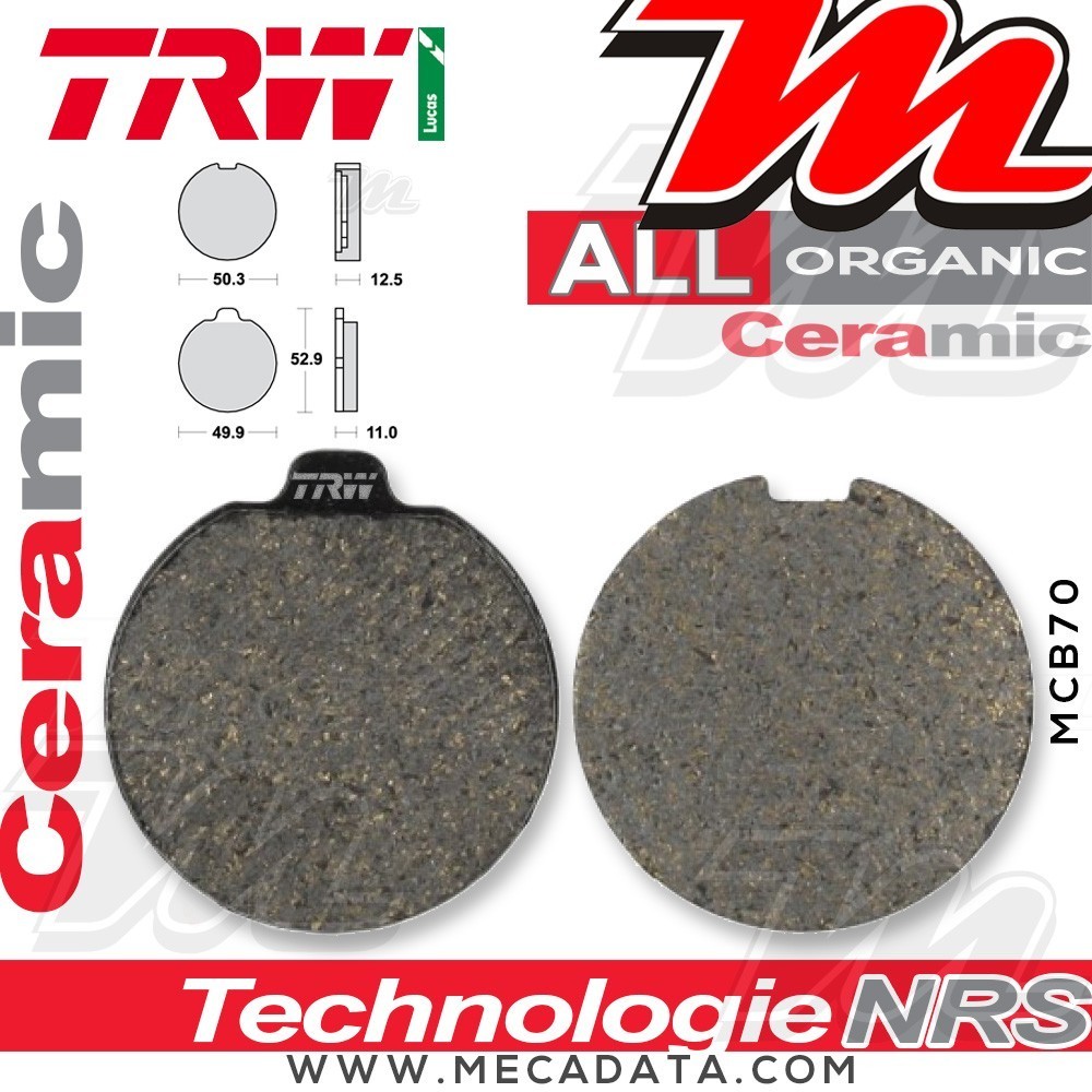 Plaquettes de frein Avant ~ Suzuki GS 850 G GS 850 1979 ~ TRW Lucas MCB 70