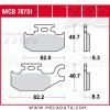 Plaquettes de frein Avant Gauche ~ Suzuki LT-A 750 King Quad 2008+ ~ TRW Lucas MCB 787 SI