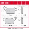 Plaquettes de frein Arrière ~ Suzuki GSXR 750 C4 2011+ ~ TRW Lucas MCB 784 SH