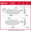 Plaquettes de frein Avant ~ Suzuki DR 750 S, SU SR41B 1988 ~ TRW Lucas MCB 597