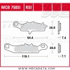 Plaquettes de frein Avant Droite ~ Suzuki 700 Quadrunner 2004+ ~ TRW Lucas MCB 758 SI