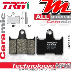 Plaquettes de frein Arrière ~ Suzuki GSF 650 S Bandit WVB5 2005-2006 ~ TRW Lucas MCB 729