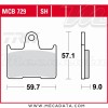 Plaquettes de frein Arrière ~ Suzuki GSF 650 S Bandit WVB5 2005-2006 ~ TRW Lucas MCB 729