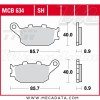 Plaquettes de frein Arrière ~ Suzuki GSF 650 A Bandit ABS WVB5 2005-2006 ~ TRW Lucas MCB 634