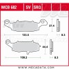 Plaquettes de frein Avant Gauche ~ Suzuki GSF 650 A Bandit ABS WVB5 2005-2006 ~ TRW Lucas MCB 682
