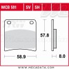 Plaquettes de frein Avant ~ Suzuki GSX 600 F, FU GN72B 1988-1997 ~ TRW Lucas MCB 591