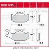 Plaquettes de frein Arrière ~ Suzuki LT-F 500 F 2003+ ~ TRW Lucas MCB 723 SI