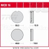 Plaquettes de frein Avant ~ Suzuki GT 380 GT380 1973-1977 ~ TRW Lucas MCB 16