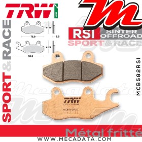 Plaquettes de frein Avant ~ Suzuki RMX 250 PJ11A 1994-1995 ~ TRW Lucas MCB 582 RSI
