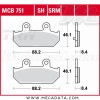 Plaquettes de frein Arrière ~ Suzuki AN 250 Sky wave 2007-2008 ~ TRW Lucas MCB 751 SRM