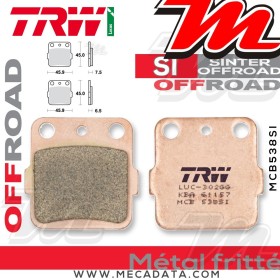 Plaquettes de frein Arrière ~ Suzuki RM 125 RF13A 1988 ~ TRW Lucas MCB 538 SI