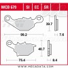 Plaquettes de frein Avant ~ Suzuki RM 80 RC12A 1996-2001 ~ TRW Lucas MCB 679 EC