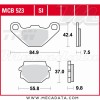 Plaquettes de frein Avant ~ Suzuki GT 80 E,L GT80 1981-1983 ~ TRW Lucas MCB 523